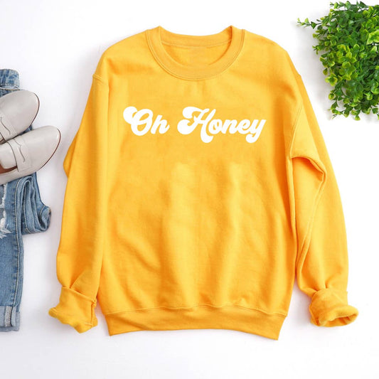 Oh Honey Crewneck Pullover