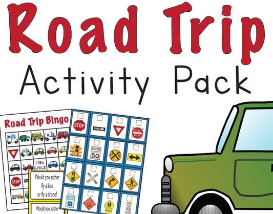 Road Trip Activity Book