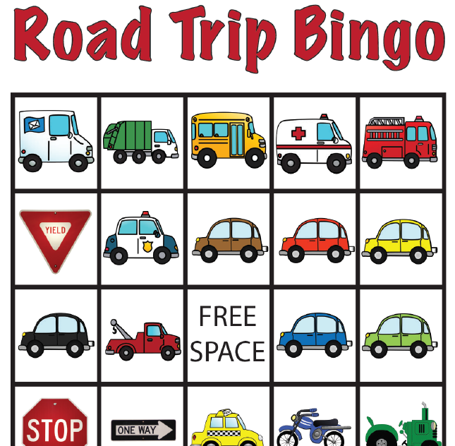 Road Trip Activity Book