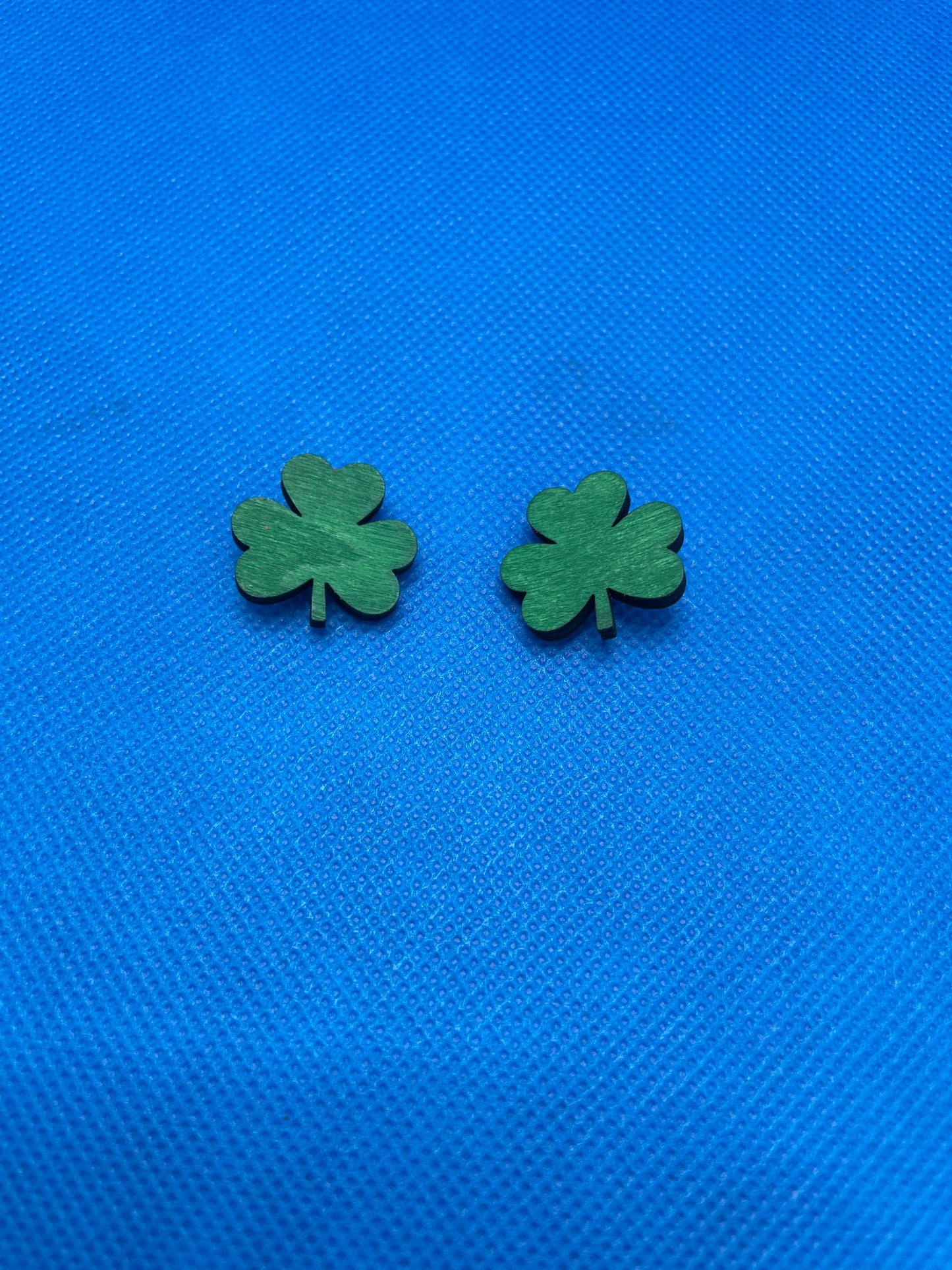 Shamrock Heart Stud Earring